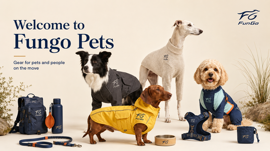 Welcome to Fungo Pets: Gear for pets and people on the move.