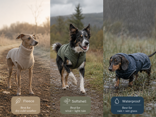 Softshell vs Fleece vs Waterproof