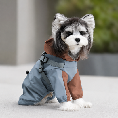 Mountain-Style Four-Leg Waterproof Dog Jacket