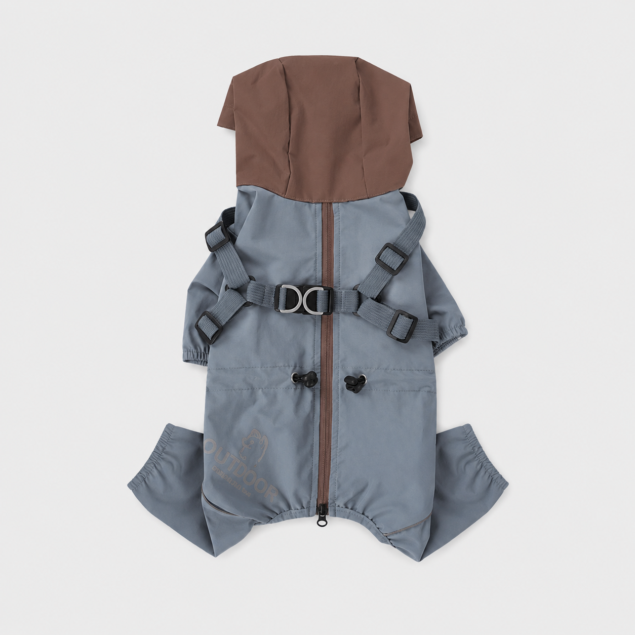Mountain-Style Four-Leg Waterproof Dog Jacket