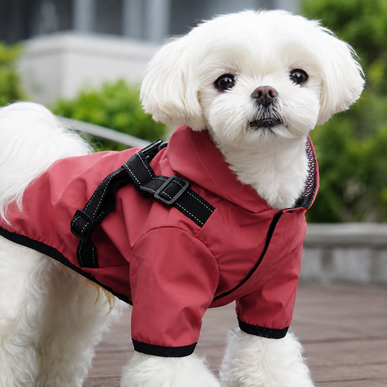 Reflective Harness-Integrated Dog Jacket