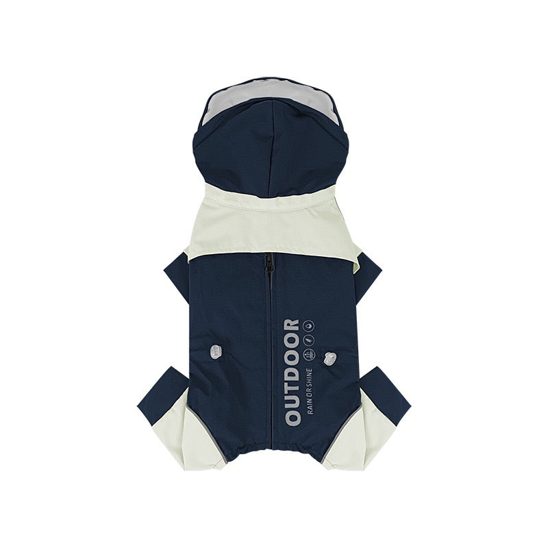 Hard-Shell Hooded Dog Jacket