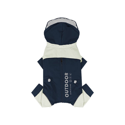 Hard-Shell Hooded Dog Jacket