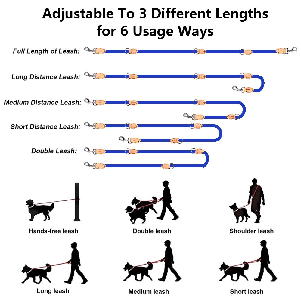 Crossbody Multi-Function Dog Lead