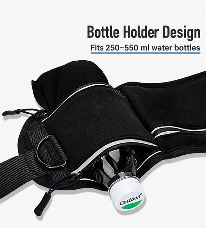 Hands-Free Running Dog Lead with Waist Bag