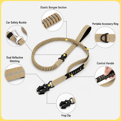 Multi-Function Outdoor Dog Lead